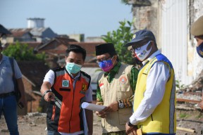 Area Jompo Jl Sultan Agung Jember Yang Ambrol Kini Mulai Dibangun