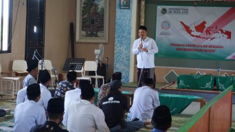 Peringati HSN, Dokter Alif Ingatkan Santri Agar Menjaga Hati dan Saling Menghormati