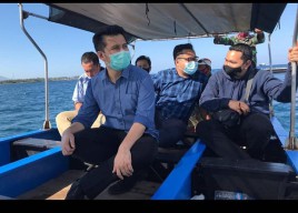 Kunjungi Bangsring Underwater, Wagub Emil Janji Berikan Alat Menyelam Gratis