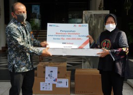 Pemkot Terima Bantuan Senilai Rp 440 juta dari Bank BNI