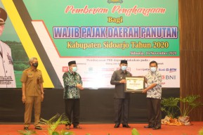 Realisasi Target Pendapatan Daerah Sidoarjo Tahun 2020 Cukup Tinggi
