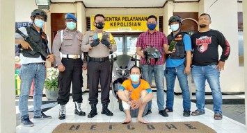 Terekam CCTV, Jambret Kambuhan Didor Polsek Sukolilo