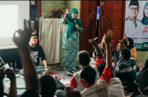 Relawan Barokah BerKelas Tulangan Bertekad Menangkan Kelana Aprilianto-Dwi Astutik