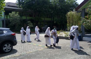 Persiapan Sekolah Tatap Muka di SMAN 3 Sidoarjo