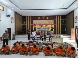 Pengedar Narkoba Jaringan Lapas Madiun di Bekuk Polres Kota Blitar
