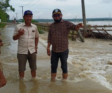 Anak Sungai dan Saluran Air Dangkal, Sejumlah Wilayah di Lamongan Terendam 