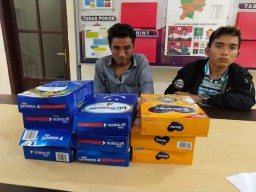 Spesialis Maling Susu Minimarket Tertangkap Tangan Saat Beraksi di Indomaret Gresik