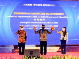 Selamat! Pemkab Bojonegoro Sukses Borong Tiga Penghargaan di Top Digital Awards 2020