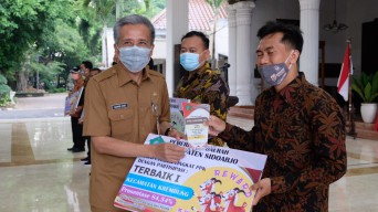 Pilkada Sidoarjo Berjalan Lancar, Pemkab Langsung Bagi-bagi 26 Ekor Kambing
