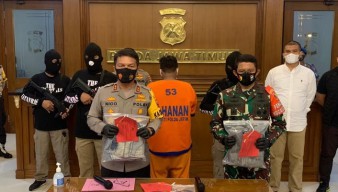 Aji Dores Pelaku Yang Ancam Bunuh Mahfud MD Dibekuk Polisi