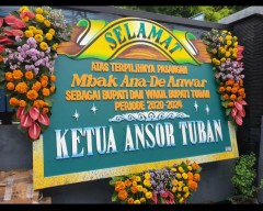 Pemilihan Belum Selesai, Beredar Ucapan Kemenangan Khozanah-Anwar di Pilbup Tuban