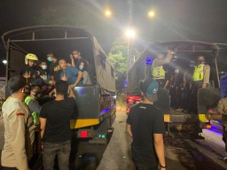 Ratusan Pebalap Liar di Digaruk Satlantas Polresta Sidoarjo