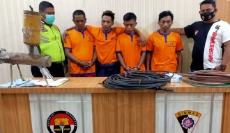 Curi Kabel Optik Milik Telkom, Tiga Warga Probolinggo Ditembak Polisi Satu Menyerah