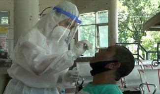 Layanan Rapid Tes Antigen Gratis Pelabuhan Tanjungwangi Banyuwangi Dipadati Sopir Angkutan
