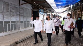 Seminggu Lagi Gedung Baru Pasar Porong Bisa Ditempati Jualan