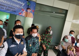 Wagub Jatim Tinjau Pelaksanaan Vaksinasi ke Daerah, Gresik Masuk Prioritas