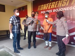 Sukses Curi 34 HP, Pencuri Ini Dapat Hadiah Sebutir Timah dari Pak Polisi Bojonegoro