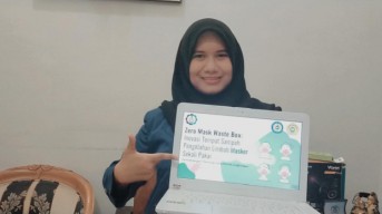 Mahasiswa ITS Rancang Zero Mask Waste Box Untuk Olah Limbah Masker Sekali Pakai