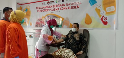 Bupati Lumajang Cak Thoriq Ajak Penyintas Untuk Donor Plasma Konvalesen