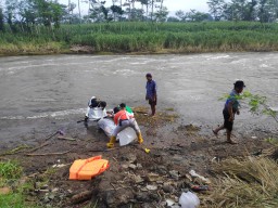 Jasad Pemuda yang Ceburkan Diri di Sungai Brantas Tulungagung Ditemukan