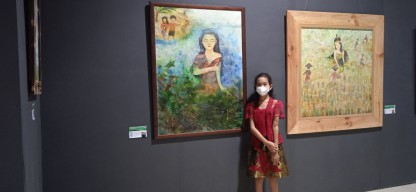 Sanggar Daun Helat Pameran Seni Rupa Anak di Gresik