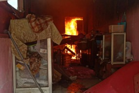 Bikin Sedih, Rumah Lansia di Prambon Sidoarjo Ludes Dibakar Anak Sendiri