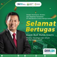 Budi Wahju Soesilo Gantikan Dwi Ary Purnomo Sebagai Direktur Keuangan dan Umum PT Petrokimia Gresik