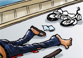 Pengendara Ninja KO Usai Hajar Truk di Pasuruan