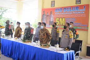 Kasdam V Brawijaya Kunjungi Pasuruan, Pantau Langsung Posko PPKM Mikro dan Pelaksanaannya