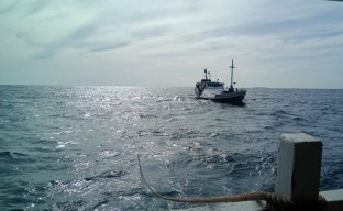 Berangkat dari Lamongan, Kapal Muat Sembako Tujuan Kalimantan Kandar di Perairan Sumenep