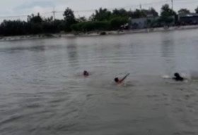 Iseng Loncat ke Waduk, Tak Kuat Berenang Akhirnya Pemuda Krian Sidoarjo Tenggelam