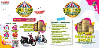 Ikuti Test Ride Gen 125 Yamaha Jatim, Bisa Dapat Emas