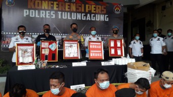 Puluhan Pengguna dan Pengedar Narkoba Bertemu di Polres Tulungagung