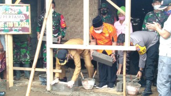 Wakil Bupati Jember Gus Firjaun Buka TMMD Ke-110 Wujud Sinergi Membangun Negeri