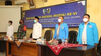 Wabup Abdullah Hidayat Buka Musda VI Caretaker DPD KNPI Sampang