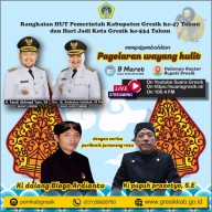 Nanti Malam Wayangan, Sejumlah Kesenian Tradisional Asli Gresik Ramaikan HUT Gresik