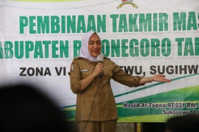 Bupati Bojonegoro Berikan Pembinaan Kepada Takmir Masjid di Zona VI