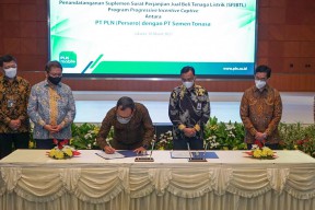 Semen Tonasa dan PLN Jalin Kerja Sama Penyediaan Listrik