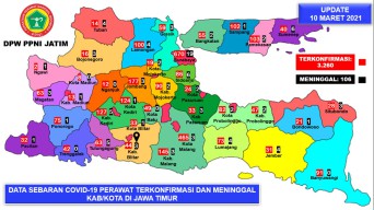 Hari Perawat Nasional, 74 Orang Terkonfirmasi, 1 Diantaranya Meninggal Dunia