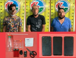 Sopir Bus Antarkota Pesta Sabu di Kosan, Empat Tersangka Diringkus Polres Tulungagung