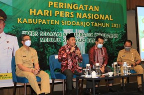 Peringati HPN 2021, Wabup Subandi Minta Pers Lebih Sinergis dan Bantu Sukseskan 17 Program Kerja Sidoarjo