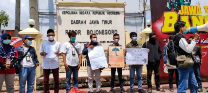 Jere Bateh Kok Ngaplok Leh! Wartawan Bojonegoro Kecam Aksi Kekerasan Terhadap Jurnalis