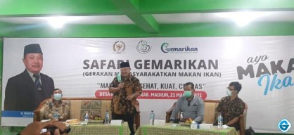 Legislator Senayan dan Kementerian KKP Kampanyekan Gemarikan di Madiun