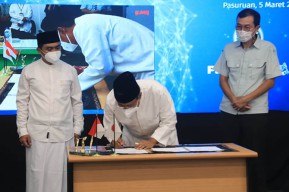 Gandeng Panasonic, Gus Ipul Tingkatkan Pembangunan Daerah Melalui Kegiatan CSR