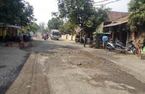 Aktivis Pasuruan Demo Blokir Jalan Gunung Gangsir