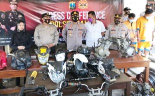 Penadah Motor Pretelan Hasil Curian Diringkus Polres Jember