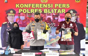 Bandar Pil Dobel L Diringkus Polres Blitar