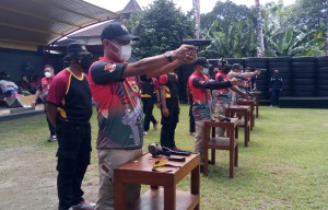 Lapangan Tembak Wira Satya Legawa Kompi 2 Yon B Pelopor Satbrimob Polda Jatim Diresmikan