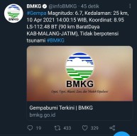 Gempa di Jatim Juga Dirasakan Warga Banyuwangi