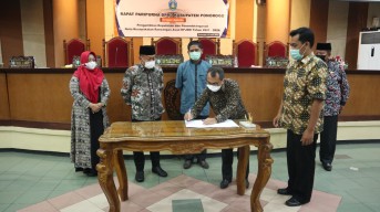 Direfolmulasi, Bupati dan DPRD Ponorogo Teken Ranwal RPJMD